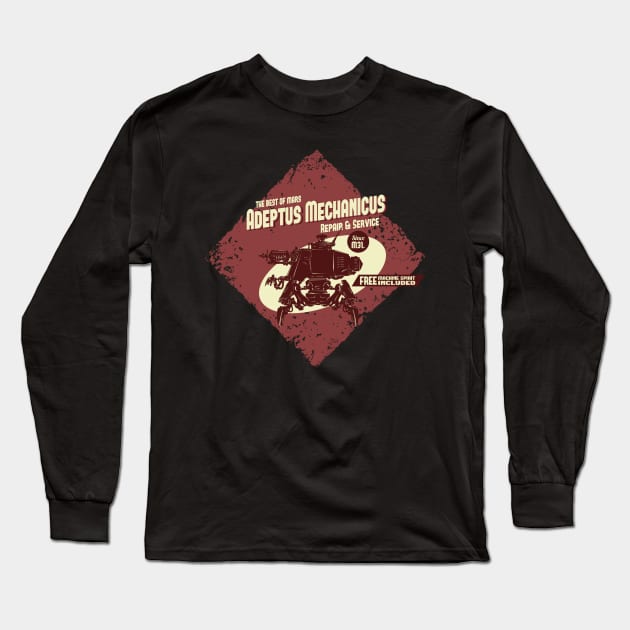 Onager Dunecrawler - Adeptus Mechanicus Long Sleeve T-Shirt by Exterminatus